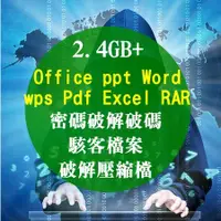 在飛比找蝦皮購物優惠-檔案密碼破解器-office ppt word wps pd