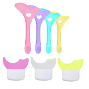 7pcs Silicone Eyeliner Drawing Lipstick Wearing AidStencils Wing Tips Marscara