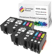 Cartridge Planet 10 Pack (4BK,2C,2M,2Y) Compatible Ink for HP 934XL 935XL for HP Officejet 6820 Officejet Pro 6230 Officejet Pro 6830