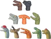 10Pcs Dinosaur Finger Puppets Set Hand Puppet for Fun Plaything to Enhance Parent Bonding Finger for Storytelling and Early Learning