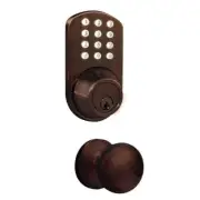 MiLocks Electronic Door Lock Touch Pad Electronic Deadbolt+Backlit+Metal W/ Knob