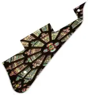 Pickguard Pick Guard Compatible with Gibson LP Guitar Church Glass