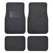 Charcoal 4pcs Carpet Floor Mats Liners for Car SUV Auto SUV Van Motors Full Set (for: Fiat)