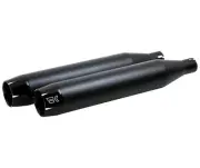 Khrome Werks 202600 3.5in. Slip-On Mufflers - Black