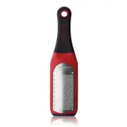 Microplane Red Artisan Fine Stainless Steel Grater Lime/Lemon Citrus Zester