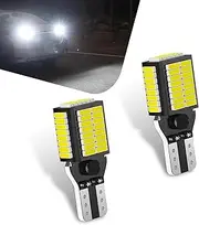 Jewkot 2 PCS T15 Car LED Reversing Light, 4014 54SMD Waterproof Vehicle Tail Light, Super Bright Design, Universal Automotive Decoding Light Replacement for Car SUV Truck (White Light)