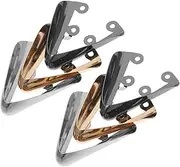 [Baluue] Metal High Heel Tip Protectors Elegant Shoe Pointed Covers for Women Durable Shoe Toe Caps Stylish High Heel Accessories for Weddings and Parties