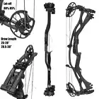 34'' Archery Compound Bow Let-off 80% 85% 40-70lbs 25-30'' RH Bow Hunting Target