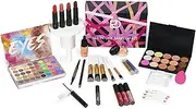 All In One Makeup Kit For Girls Gift, Professional Makeup Set, Make up Starter Kit, Full Face Makeup Sets for Women Girls, Includes Eyeshadow Liquid Lipstick Concealer Eyeliner Eyebrow (1-A)