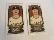 2-Card Lot -2024 Topps Allen & Ginter Paul Skenes RC Mini Base & A & G Back #282