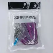 PURPLE No Tie Elastic Shoelaces With Magnetic Shoe Laces Lock One Size