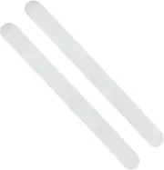 PartyKindom 2Pcs Tennis Racquet Head Tape Transparent TPU Protector for Racket Edge Guard Durable and Easy to Apply for Preventing Scratches and Damage Portable Tennis Accessories