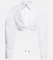[Jacquemus] Jacquemus La Chemise Plidao shirt UK 4 white