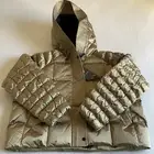 Nike Sportswear Women XL Swoosh Puffer Gold Shine PrimaLoft Jacket