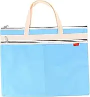 LIFKOME Zipper File Bag Multi Purpose Art Storage Pouch for Organizing Stationery Durable Oxford Fabric Capacity for Magazines and Laptops for Home