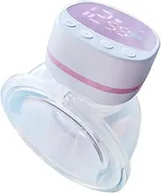 Wearable Breast Pump - Rechargeable Milk Pump, Wireless Breastfeeding | Rechargeable Wearable Breastfeeding, Quiet Portable Breast, Milk Extractor with Settings for Comfort