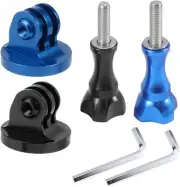 2Pcs Aluminum Tripod Mount Adapter Universal for Go Pro Hero 11/10/9/8/7/6/5/4/3