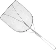 COLLBATH 1pc Crawler Pet Sand Shovel Fine Sand Litter Scooper Sifter Shovels Litter Locker Refills Reptile Scoop Substrate Sieve Aerator Rake Tortoise Sand Scoop Gecko Barbed Wire Silver