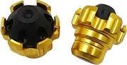 1 Pair Front Fork Frame Slider Wheel Motorbike Falling Protection Anti Collision Cup Dirt Bike Motorcycle Accessories (Color : Yellow)