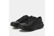 Alegria Womens Shoes Flote Rocker Sole Lace Up Sneakers in Black