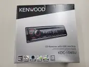 Kenwood KDC-1040U AM/FM Car Stereo CD Receiver with Front USB & AUX IN NEW