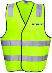 [HolyShirt HI-VIZ] HI-VIZ SECURITY SAFETY DAY/NIGHT VEST