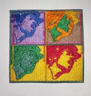 Jimmi Hendrix Est 3" Hook Loop tactical Patch