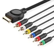 PS3 PS2 Component AV Cable (6 Feet) Premium High-Resolution HDTV Component RCA A