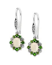 Samuel B. Silver 2.33 ct. tw. Gemstone Earrings