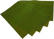 BESPORTBLE 5Pcs Artificial Turf Fake Lawn for Sand Table Model Decoration Realistic DIY Grass Lawn Mat for Home and Garden Decor for Festival Activities and DIY Accessories
