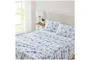 Laura Ashley China Rose Sheet Set - Midnight Blue