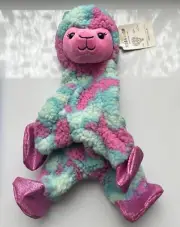 Build A Bear Cotton Candy Llama Plush Unstuffed
