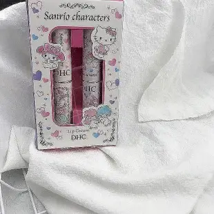 【代購專賣店】現貨 2支禮盒裝 日本DHC唇膏 三麗鷗Hello Kitty 護唇膏禮盒