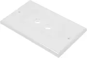 HOMSFOU Speaker Wall Plate Dual Banana Binding Posts Effortless Installation for Enhanced Audio Experience
