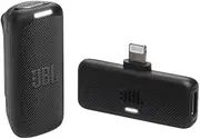 JBL Quantum Stream Wireless Lightning, Plug and Play, Crystal Clear Recordings, Adjustable mic gain, 24 Hours of Recording time, Plus Speed Charge, Customizable with The JBL Headphones App, Black