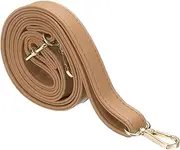 uxcell Leather Purse Strap Replacement Crossbody, 27.6-51.2 Inch Adjustable Bag Strap Purse Straps for Women Crossbody Bags Shoulder Bag Handbag, Khaki