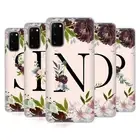NATURE MAGICK ROSE GOLD FLOWERS MONOGRAM 2 SOFT GEL CASE FOR SAMSUNG PHONES 1