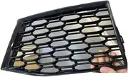 Body Kit Front Fog Lamp Frame Compatible For Audi A3 S3 RS3 17-20 Front Bumper Botton Grille Car Accessories(Left)
