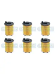6 x Transgold Oil Filter Cartridge fits Mini Mini 1.6 R56 Cooper D (for: Mini)