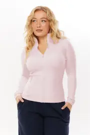 [Supré] Supré - Tammy Active Zip Through Jacket - Gloss pink M GLOSS PINK