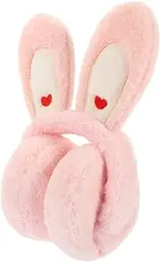 [HAPINARY] Earmuffs Winter Boys and Girls Rabbit Ear Muffs Plush Children Ear Warmer Comfortable for Outdoor Activities