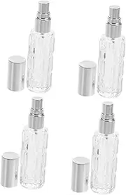 Zerodeko Perfect for Bartenders 4pcs Glass Whisky Spray Bottle Syrup Bottles for Bar Cocktail Accessories