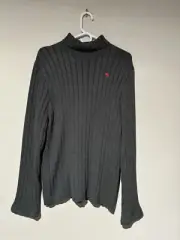 NWT Abercrombie & Fitch Men’s Vintage Ribbed Knit Logo Turtleneck XL
