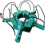 Excavator Hydraulic Pile Breaker, High-Performance Attachment for Demolition and Construction Projects, Excavator Attachments
