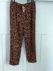 J.Crew Size 10 Leopard Print Dress Party Pants NWT Style AQ617