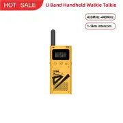 A103 U Band Handheld Walkie Talkie Type-C 4W Bluetooth Frequency Programming