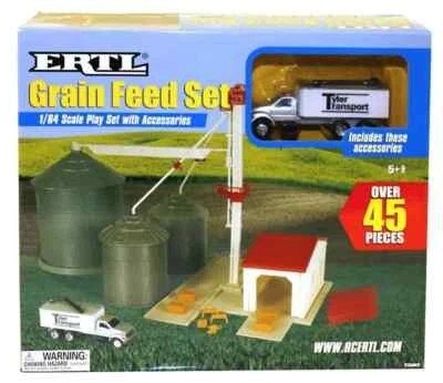 Ertl 1:64 Scale Grain Feed Set 12924 NIB - Over 45 Peices