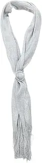 [FOMIYES] Elegant Silver Thread Shawl Lightweight Scarf for Wedding Party and Evening Glamorous and Comfortable Wrap