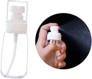VICASKY 60ml u Shape Liquid Sprayer Refillable Plastic Mist Bottle for Makeup Travel Cleaning