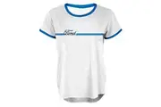 Ford Logo LADIES Ringer Top Shirt Tee T-Shirt